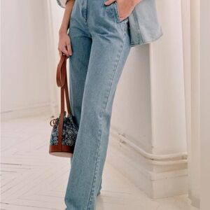 🌷 SOLD Sezane Denim Martin Trousers